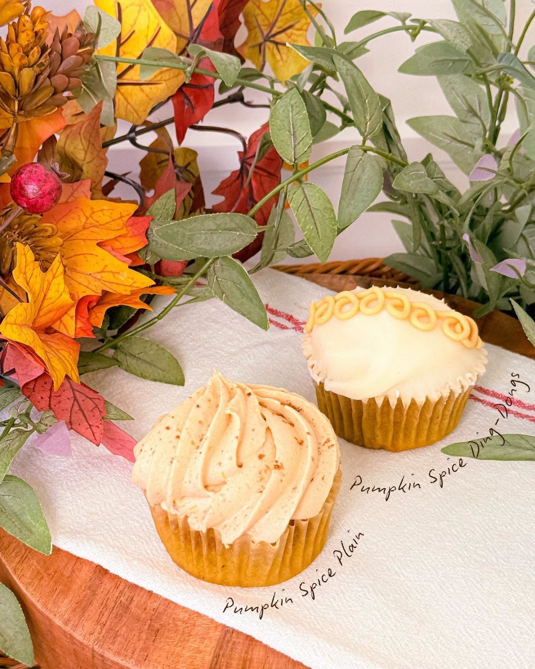 Pumpkin spice cupcakes